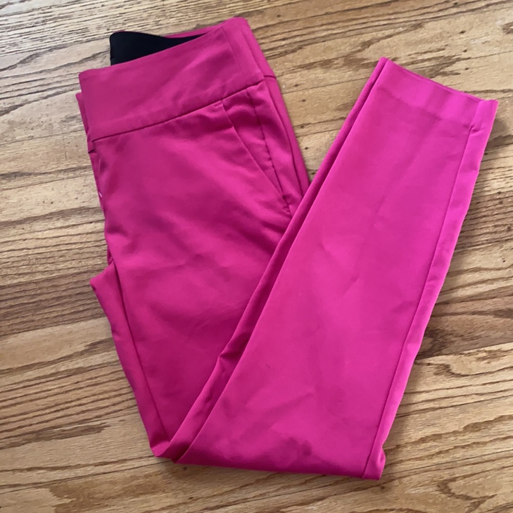 Hot pink pants